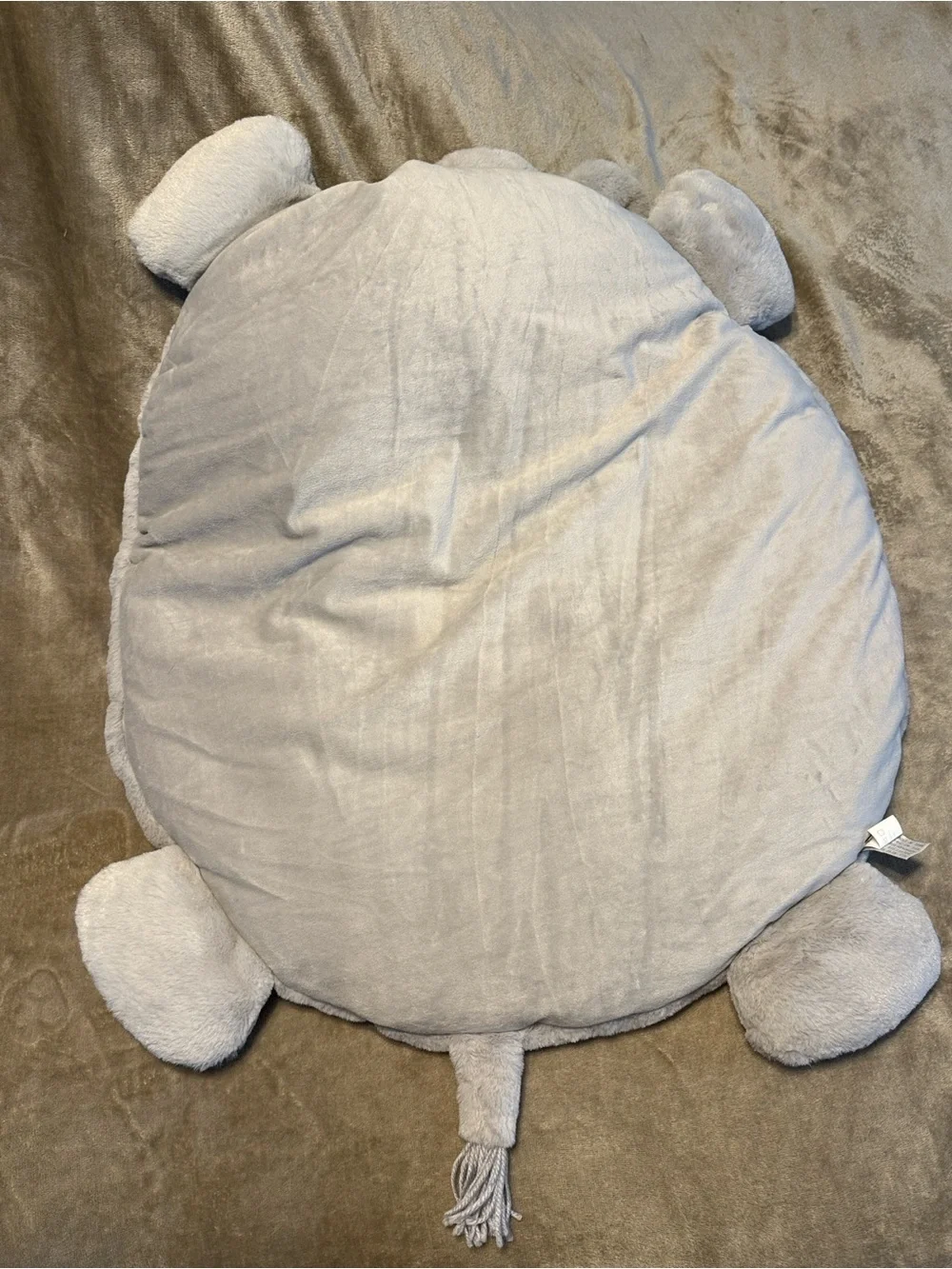 Bearington Plush Elephant Kids Accessory tummy Pillow